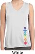 Ladies Floral Chakras Bottom Print Sleeveless Moisture Wicking Tee