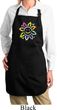 Ladies Flower Apron Sunflower Full Length Apron with Pockets