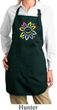 Ladies Flower Apron Sunflower Full Length Apron with Pockets
