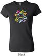 Ladies Flower Shirt Sunflower Crewneck Tee T-Shirt