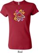 Ladies Flower Shirt Sunflower Crewneck Tee T-Shirt