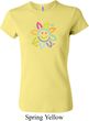 Ladies Flower Shirt Sunflower Crewneck Tee T-Shirt