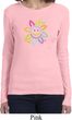 Ladies Flower Shirt Sunflower Long Sleeve Tee T-Shirt