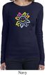 Ladies Flower Shirt Sunflower Long Sleeve Tee T-Shirt