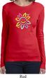 Ladies Flower Shirt Sunflower Long Sleeve Tee T-Shirt