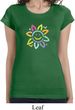 Ladies Flower Shirt Sunflower Longer Length Tee T-Shirt