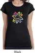 Ladies Flower Shirt Sunflower Longer Length Tee T-Shirt