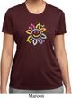 Ladies Flower Shirt Sunflower Moisture Wicking Tee T-Shirt