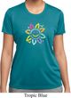 Ladies Flower Shirt Sunflower Moisture Wicking Tee T-Shirt