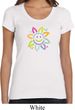 Ladies Flower Shirt Sunflower Scoop Neck Tee T-Shirt