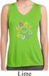 Ladies Flower Shirt Sunflower Sleeveless Moisture Wicking Tee T-Shirt