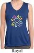 Ladies Flower Shirt Sunflower Sleeveless Moisture Wicking Tee T-Shirt