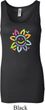 Ladies Flower Tanktop Sunflower Longer Length Tank Top