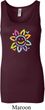 Ladies Flower Tanktop Sunflower Longer Length Tank Top