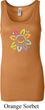 Ladies Flower Tanktop Sunflower Longer Length Tank Top