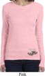 Ladies Ford 1974 Cobra Profile Bottom Print Long Sleeve Shirt