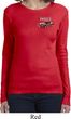 Ladies Ford 1974 Cobra Profile Pocket Print Long Sleeve Shirt
