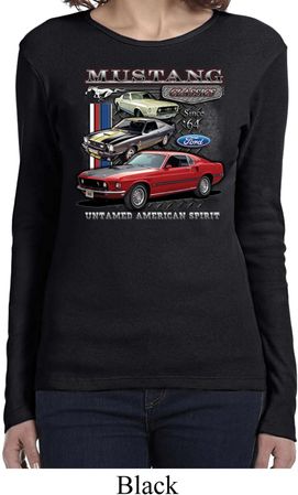Ladies Ford Classic Mustangs Untamed Long Sleeve