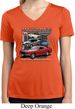 Ladies Ford Classic Mustangs Untamed Moisture Wicking V-neck