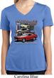 Ladies Ford Classic Mustangs Untamed Moisture Wicking V-neck