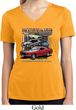 Ladies Ford Classic Mustangs Untamed Moisture Wicking V-neck