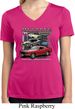 Ladies Ford Classic Mustangs Untamed Moisture Wicking V-neck