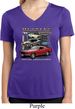 Ladies Ford Classic Mustangs Untamed Moisture Wicking V-neck
