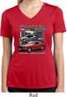 Ladies Ford Classic Mustangs Untamed Moisture Wicking V-neck