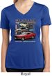 Ladies Ford Classic Mustangs Untamed Moisture Wicking V-neck