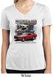 Ladies Ford Classic Mustangs Untamed Moisture Wicking V-neck