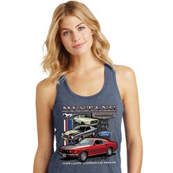 Ladies Ford Classic Mustangs Untamed Racerback Ladies Ford Classic Mustangs Untamed Racerback