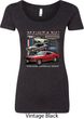Ladies Ford Classic Mustangs Untamed Scoop Neck