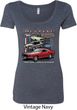 Ladies Ford Classic Mustangs Untamed Scoop Neck