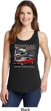 Ladies Ford Classic Mustangs Untamed Tank Top