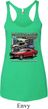 Ladies Ford Classic Mustangs Untamed Tri Blend Racerback