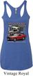 Ladies Ford Classic Mustangs Untamed Tri Blend Racerback