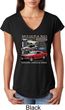 Ladies Ford Classic Mustangs Untamed Tri Blend V-neck