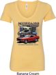 Ladies Ford Classic Mustangs Untamed V-Neck