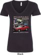 Ladies Ford Classic Mustangs Untamed V-Neck