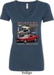 Ladies Ford Classic Mustangs Untamed V-Neck