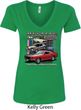 Ladies Ford Classic Mustangs Untamed V-Neck