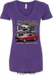 Ladies Ford Classic Mustangs Untamed V-Neck
