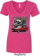 Ladies Ford Classic Mustangs Untamed V-Neck