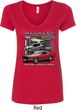 Ladies Ford Classic Mustangs Untamed V-Neck