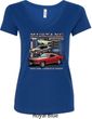 Ladies Ford Classic Mustangs Untamed V-Neck