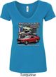 Ladies Ford Classic Mustangs Untamed V-Neck
