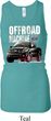 Ladies Ford F-150 4X4 Off Road Machine Longer Length Racerback Tanktop