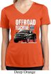 Ladies Ford F-150 4X4 Off Road Machine Moisture Wicking V-neck Shirt
