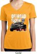Ladies Ford F-150 4X4 Off Road Machine Moisture Wicking V-neck Shirt