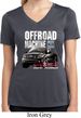 Ladies Ford F-150 4X4 Off Road Machine Moisture Wicking V-neck Shirt